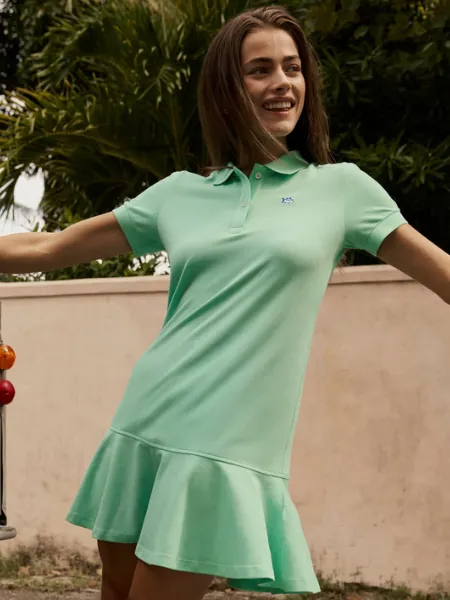 Skipjack Dropwaist Polo Dress 